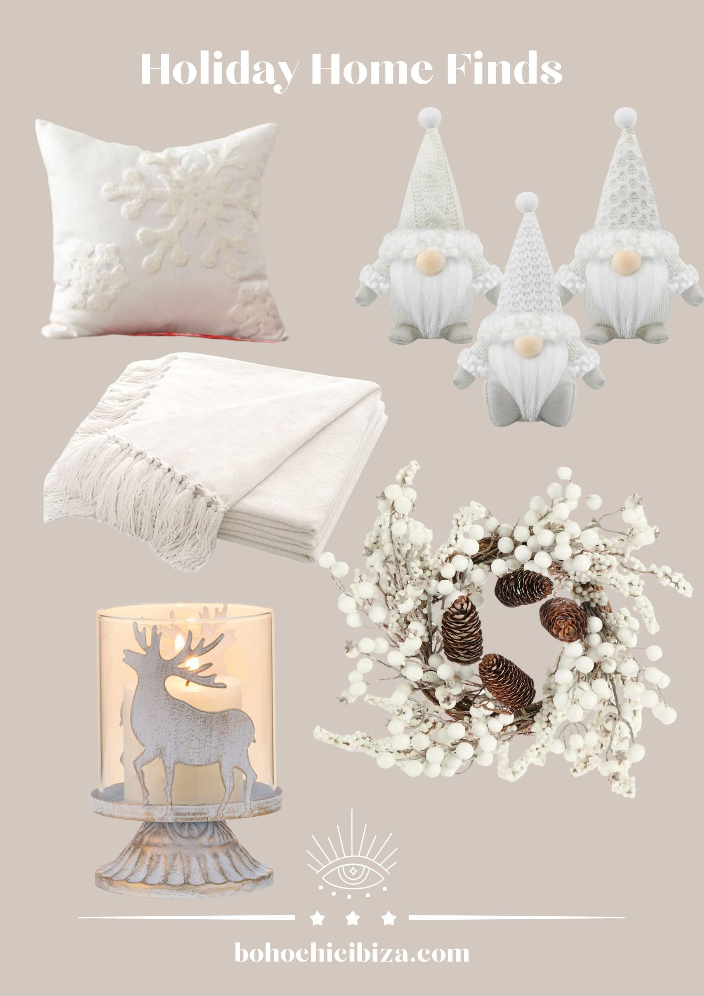 Holiday Home Finds | Accesorios navideños para casa
#decoracion #bohohome #holidayfinds 

 #LTKwinter #LTKsale #LTKhome