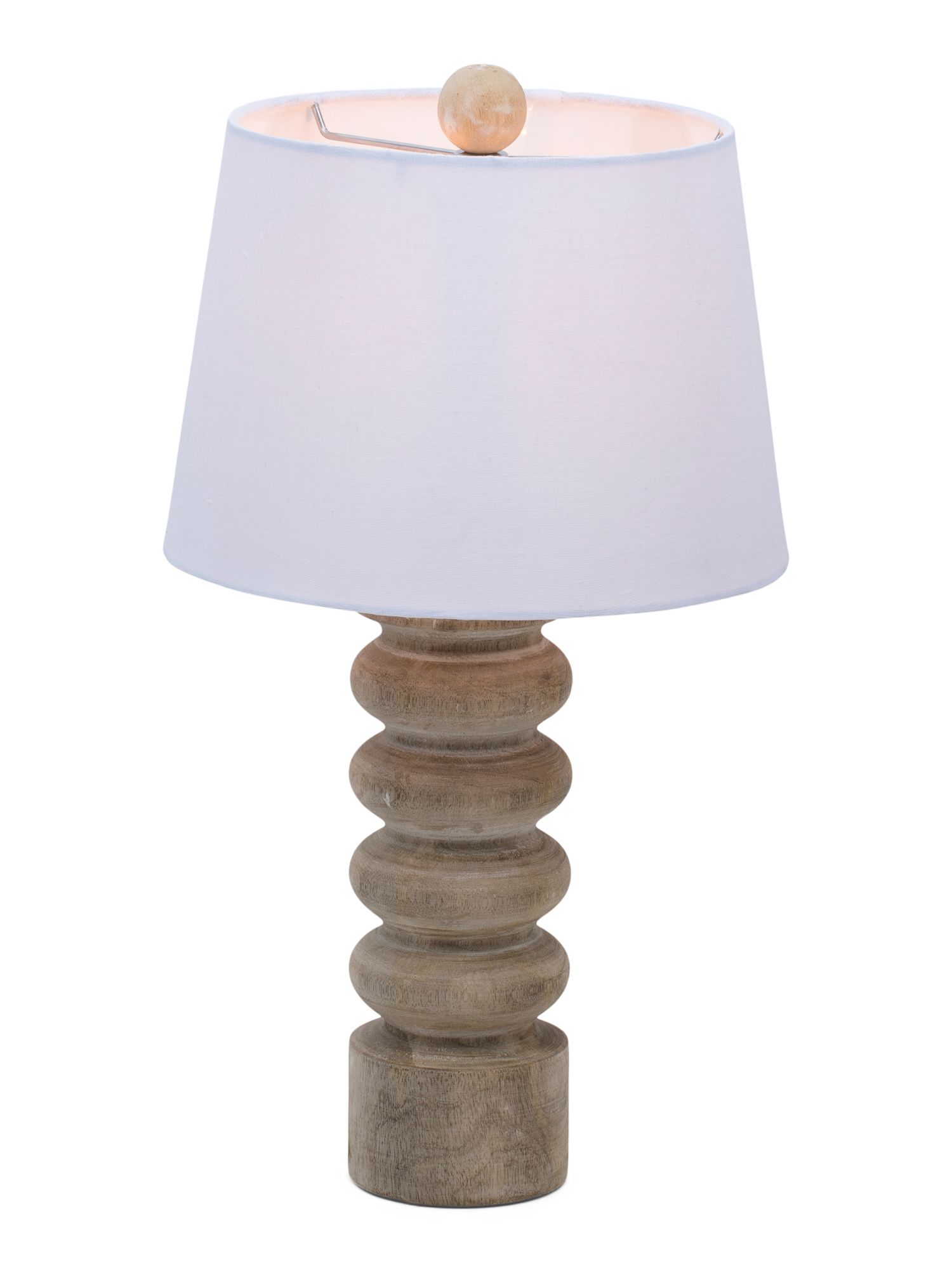 19in Wooden Table Lamp | The Global Decor Shop | Marshalls | Marshalls