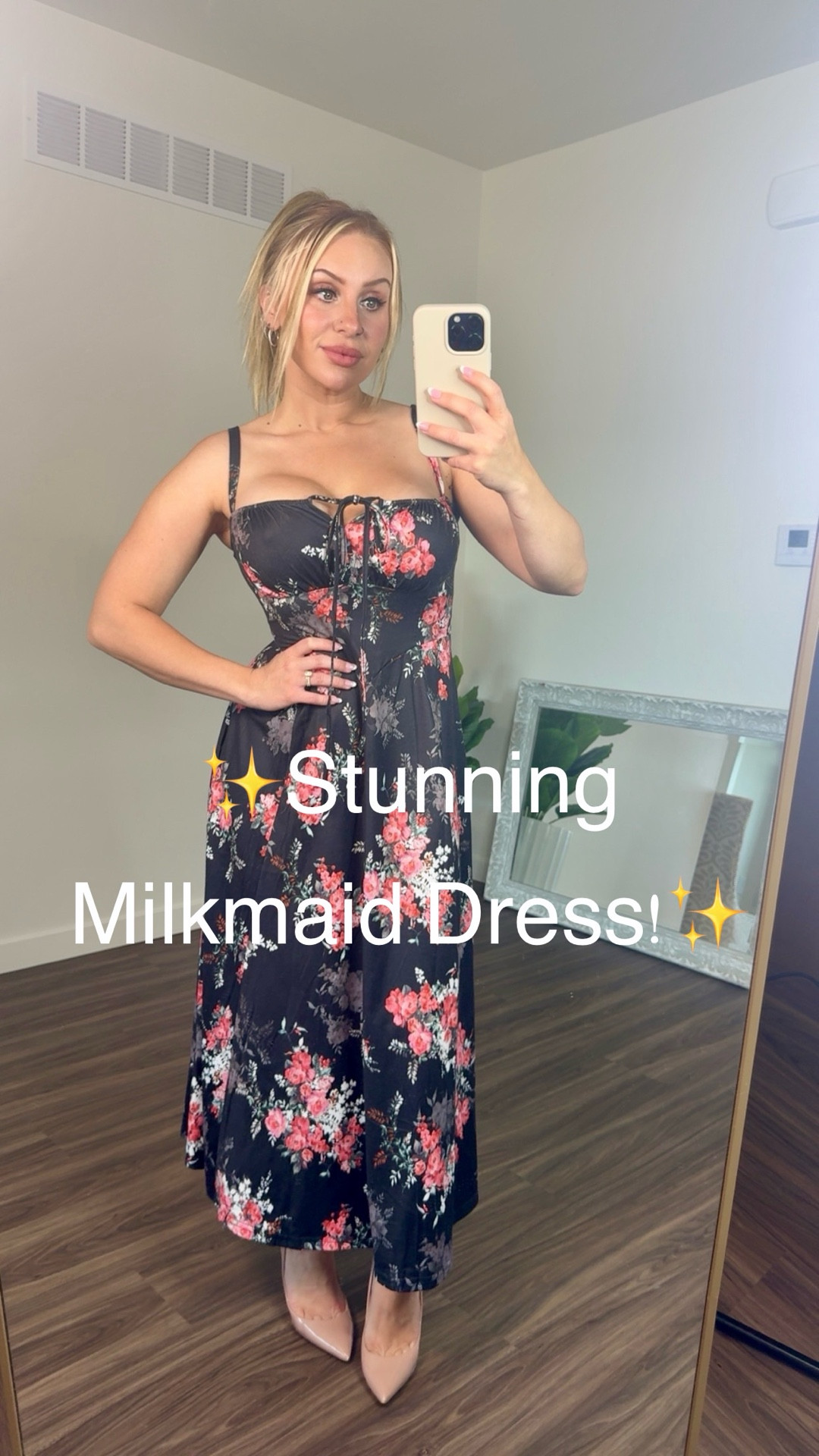 The perfect summer transition dress!  I’m wearing a size small. Fits true to size. So flattering!

#LTKSaleAlert #LTKFindsUnder50 #LTKFallSale