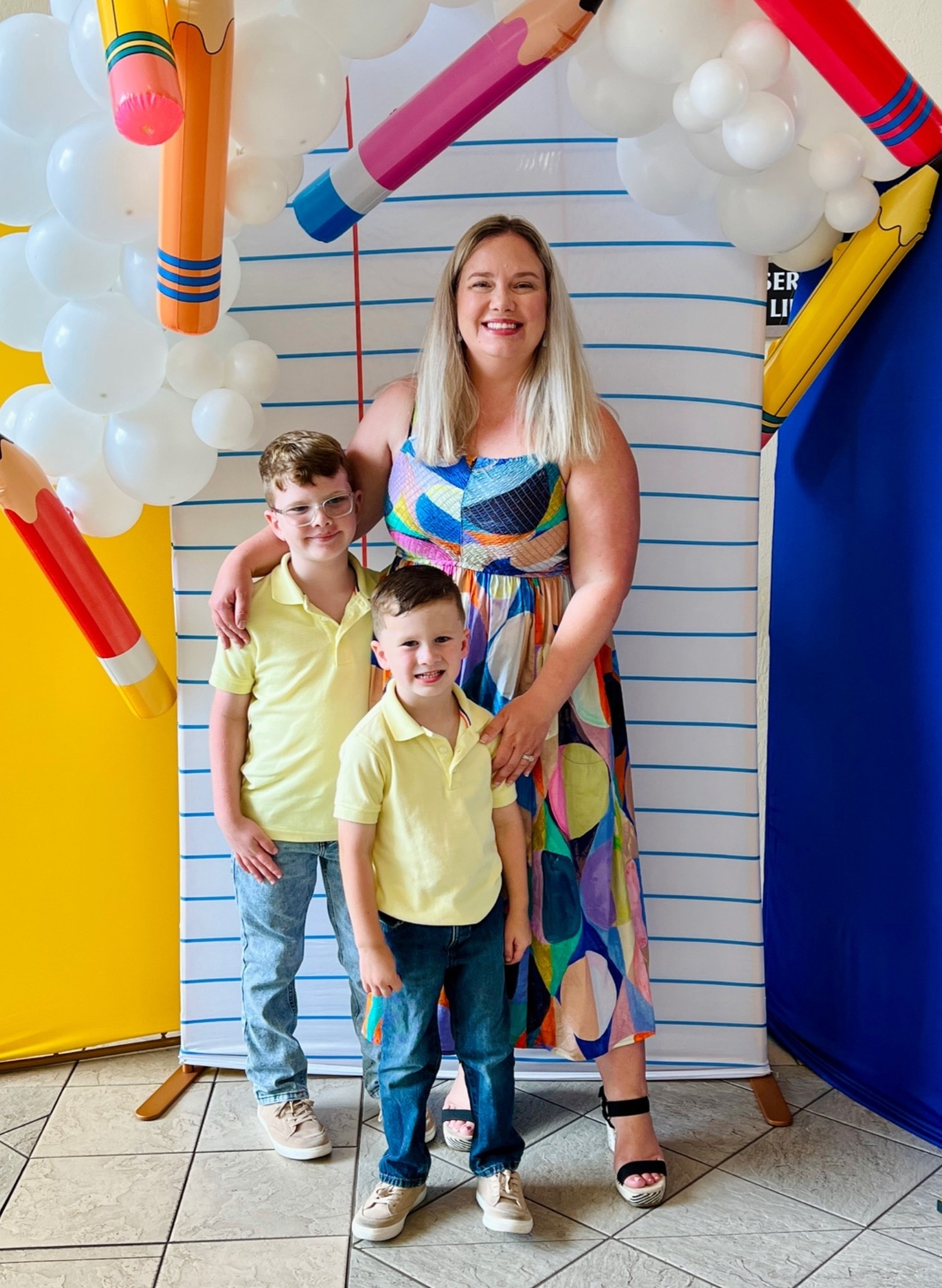 Graduation outfit for preschool boy. Matching boy outfit. School outfit for boys. Mom midsize colorful dress. Color blocking. Summer dress. Maxi dress.

#LTKmomlife #LTKSaleAlert #LTKKids