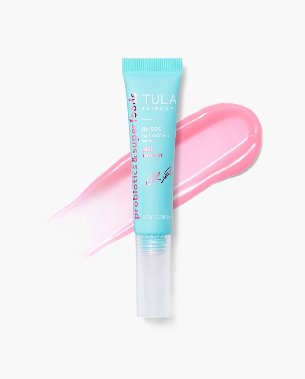 lip treatment balm in pink coconut | Tula Skincare