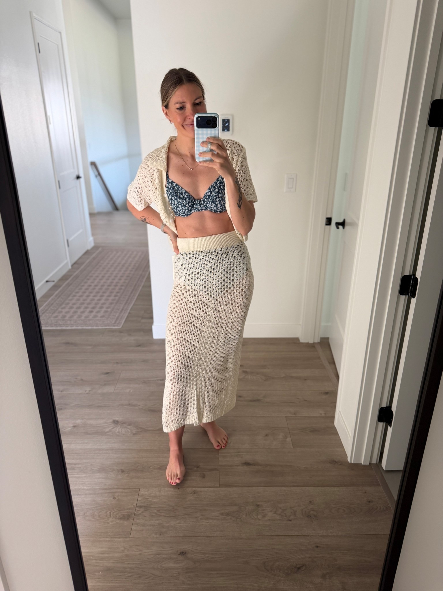 The cutest swim cover-up from Amazon! Perfect to throw on over a swimsuit to chase the kiddos around. I’m wearing a M in the white   ￼

#LTKmomlife #LTKSwim