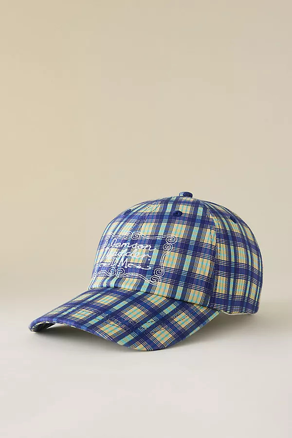 Damson Madder Check Baseball Cap | Anthropologie (UK)