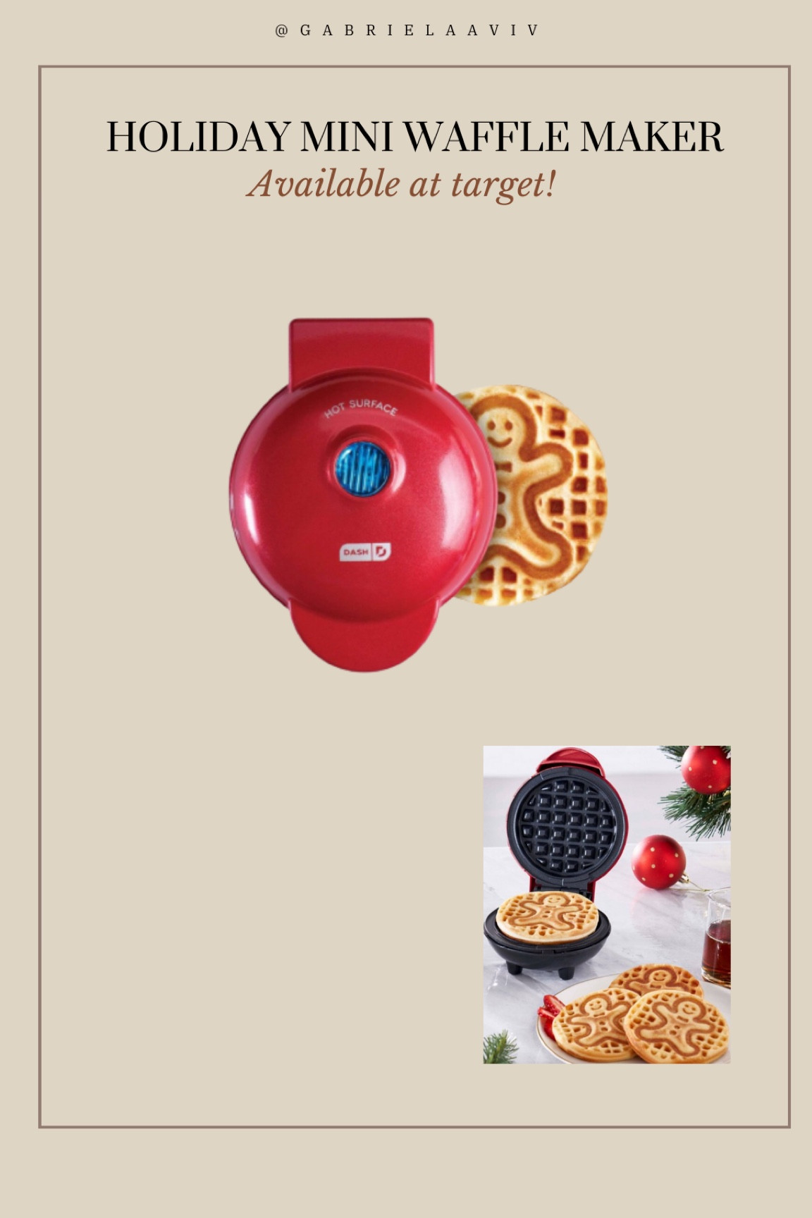 Dash Mini Pizzelle Maker - Red curated on LTK