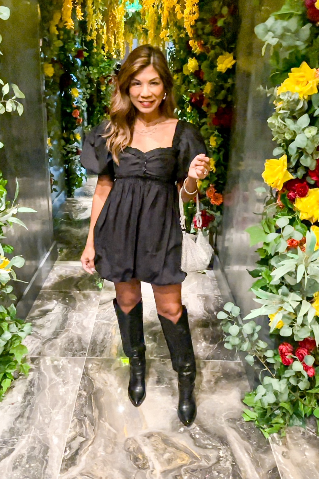 Dress in XS(warning, it’s short and I’m 5’2”. I’m wearing boy shorts underneath).
Knee boots fit tts.
Accessories are linked.
Free People, Amazon finds, western outfit, fall outfit 

#LTKfindsunder100 #LTKshoecrush #LTKover40