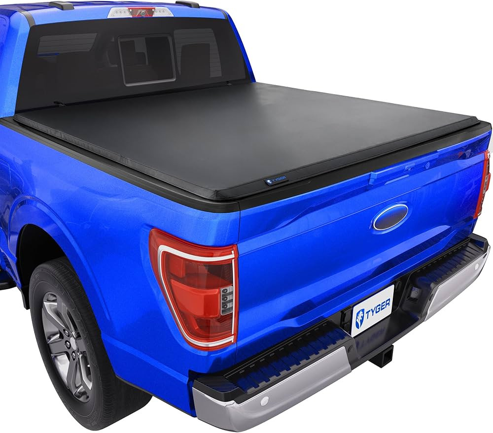 Tyger Auto T3 Soft Tri-fold Truck Bed Tonneau Cover Compatible with 2021-2026 Ford F-150; Lightni... | Amazon (US)
