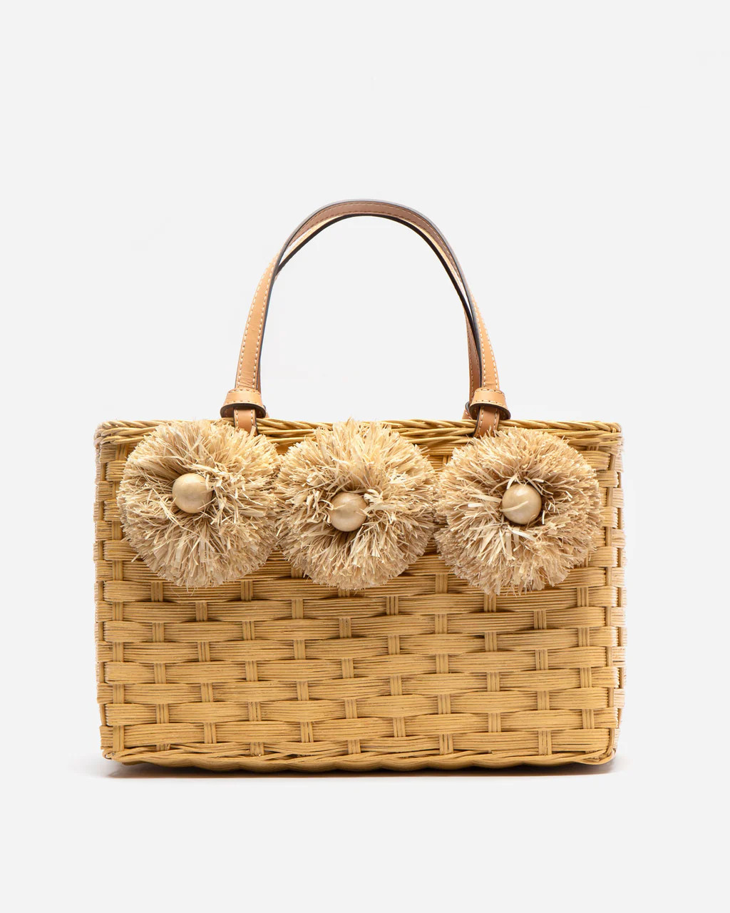 Edie Wicker Tote Natural | Frances Valentine