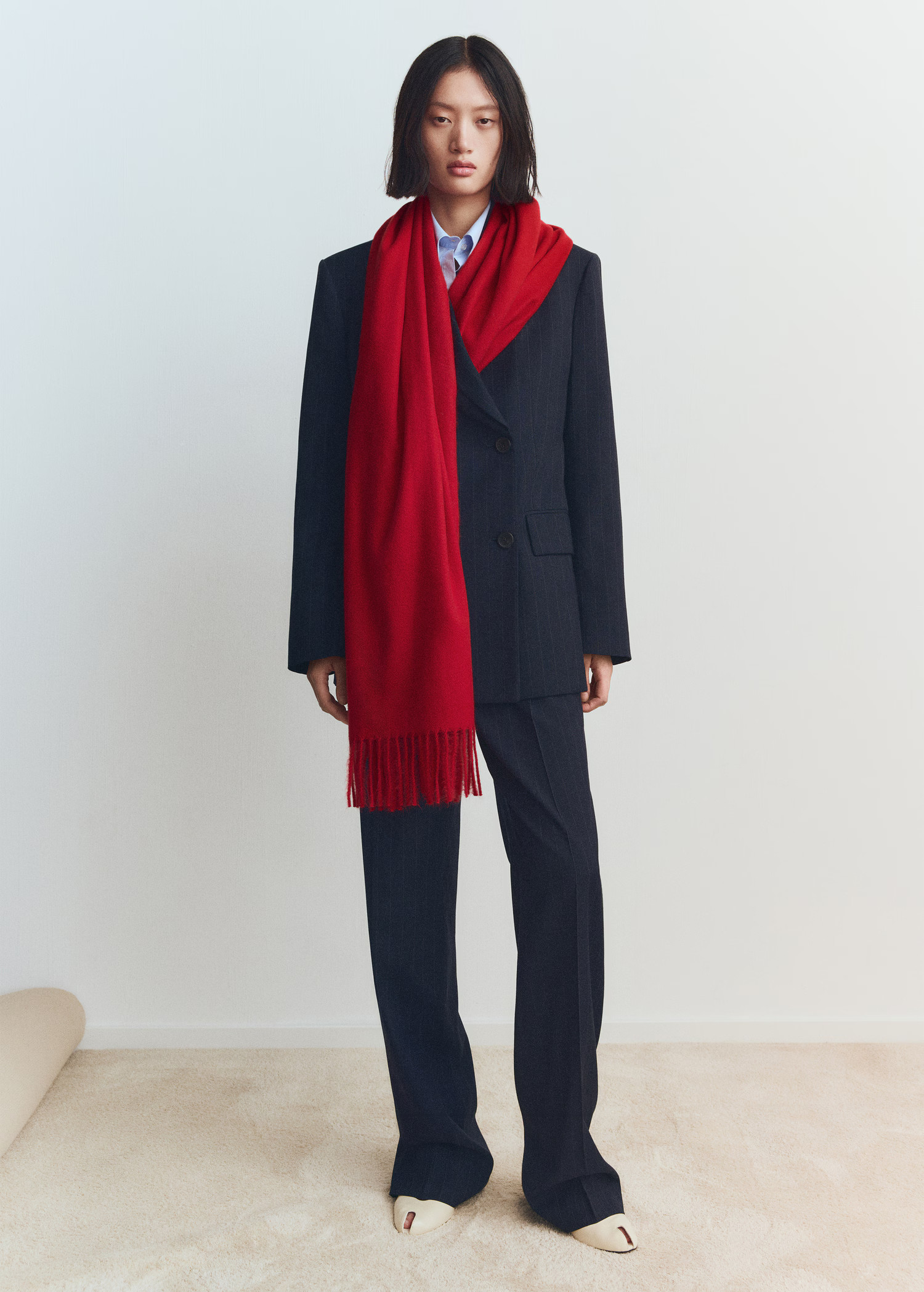 Fringed edge scarf | Mango (US/MX/AU)