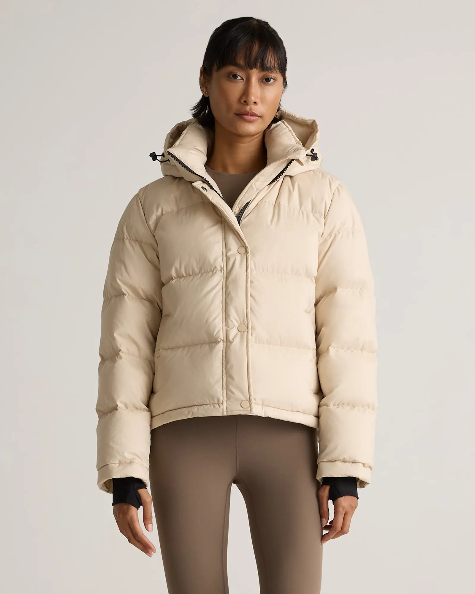 Responsible Down Cropped Puffer Jacket | Quince