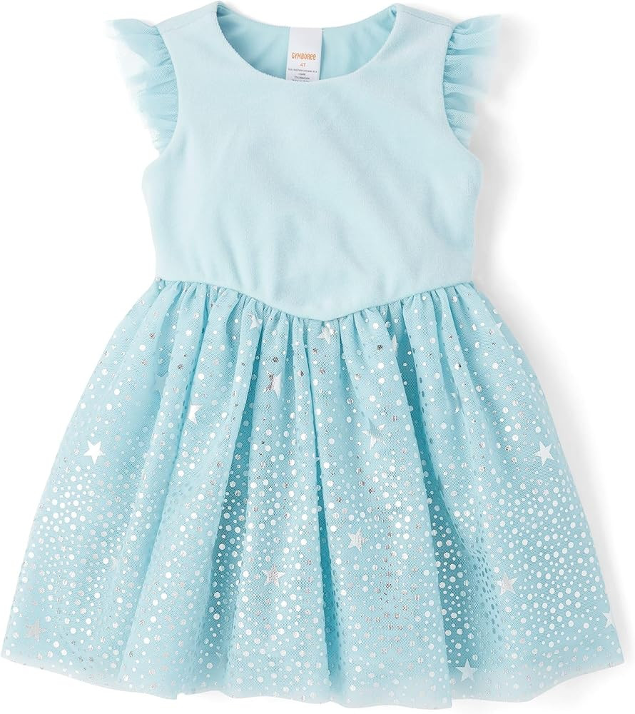Gymboree Girls' and Toddler Short Sleeve Tutu Dress | Amazon (US)