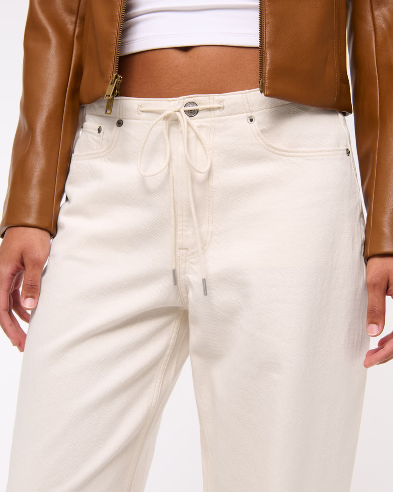 Curve Love Low Rise Ultra Loose Jean | Abercrombie & Fitch (US)