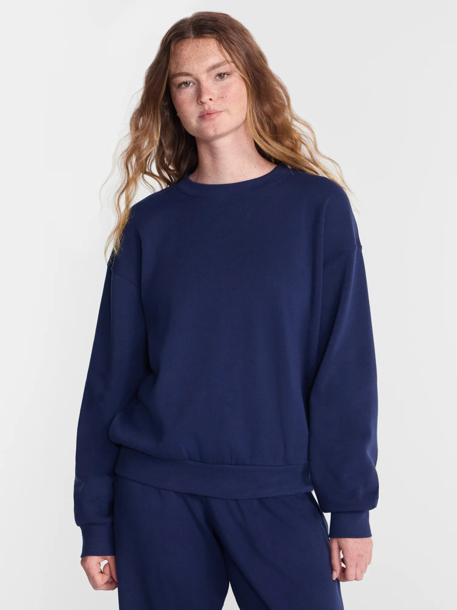 No Boundaries Pullover Crewneck Sleep Top with Long Sleeves, Women's XXS-3X | Walmart (US)