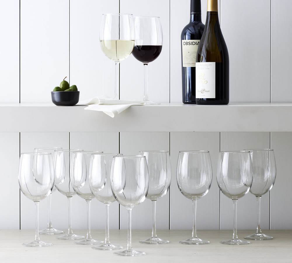 Entertaining Essentials Wine Glasses - Set of 12 | Pottery Barn (US)