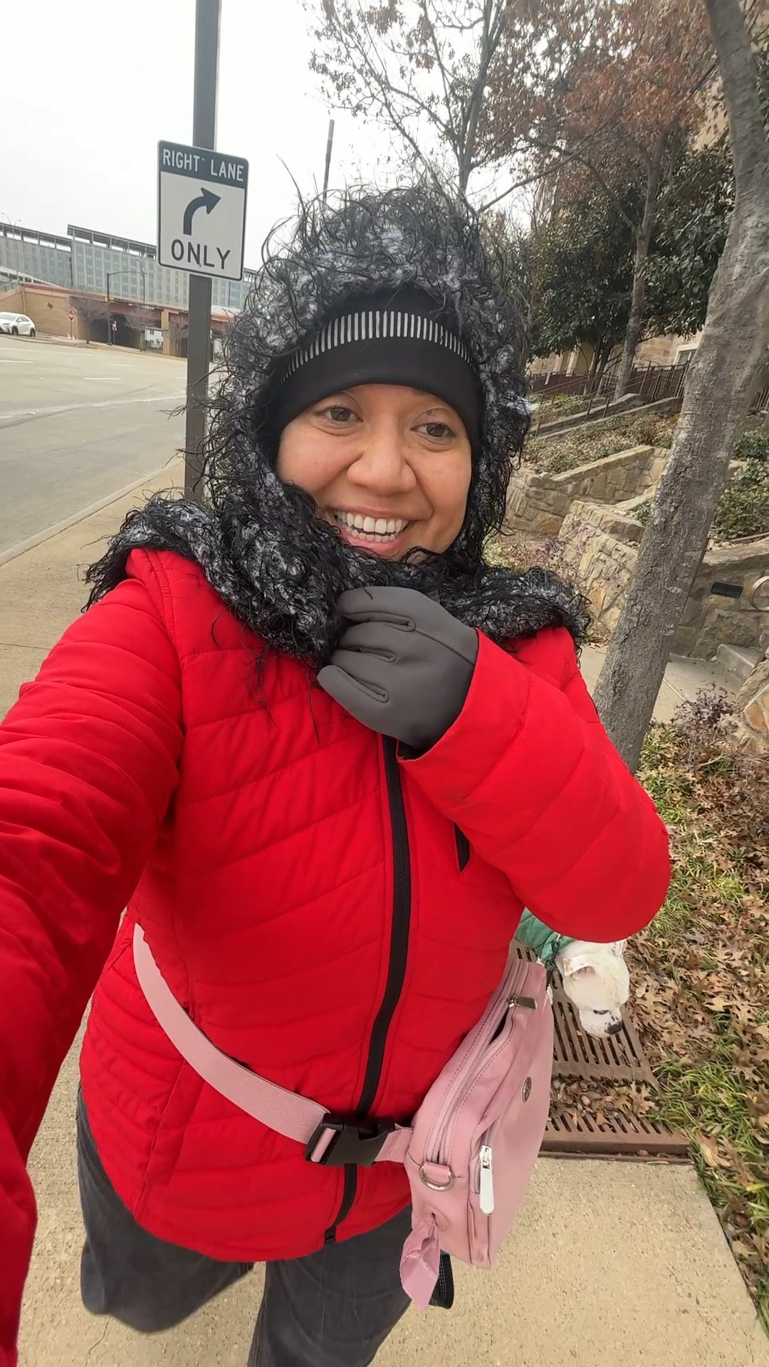 Staying warm on these dog walks 

#LTKSeasonal #LTKFitness #LTKActive