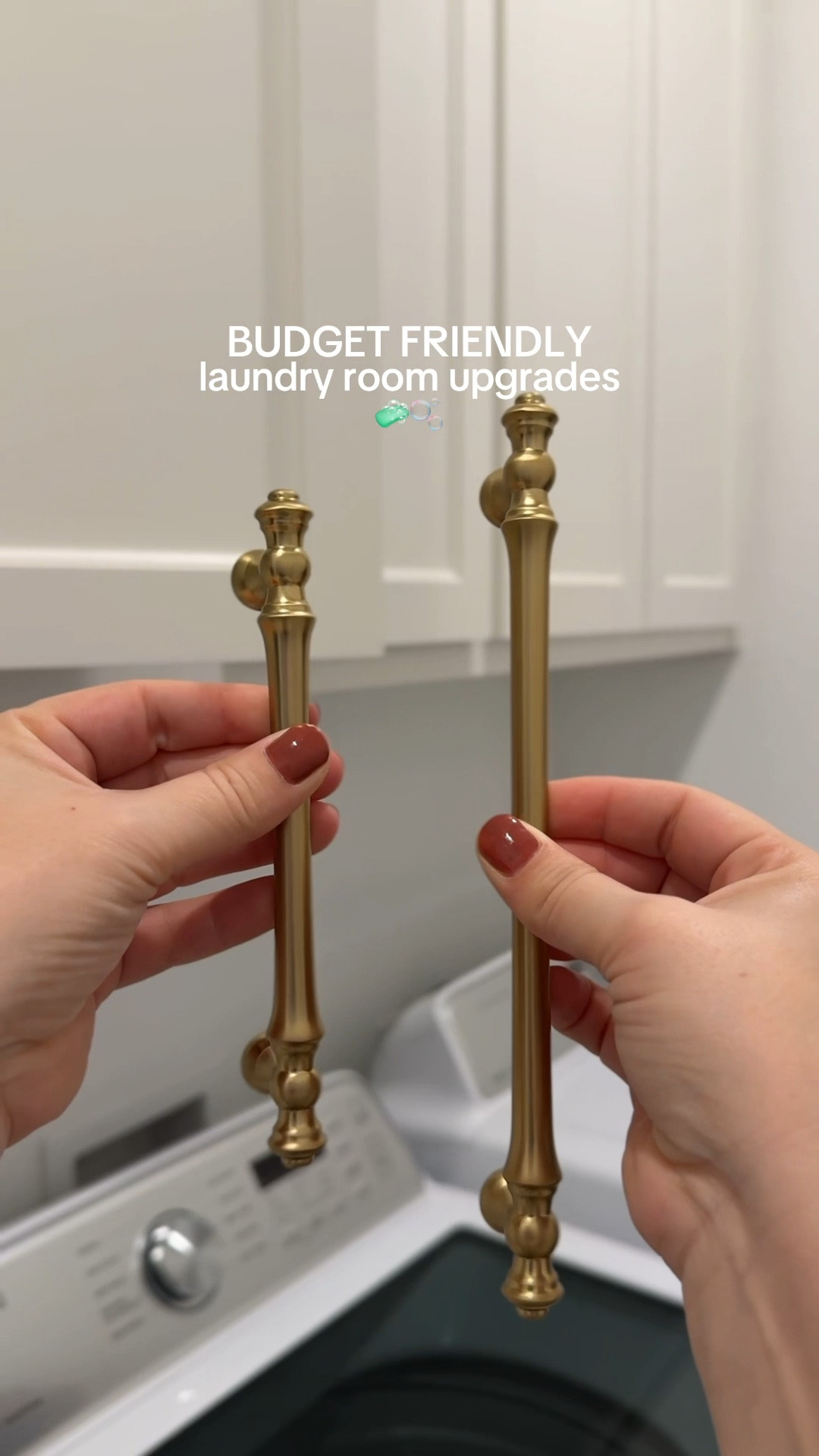 budget friendly upgrades to add to your laundry room! 🧼🫧

Love the cabinet pulls, rug, and a good set of organizers and labels to keep the space practical and useful. 

laundry room, laundry room must haves, laundry room diy, Amazon home, Amazon organizers, acrylic organizers, cabinet handles, cabinet knobs, cabinet pulls 

#LTKHome #LTKWatchNow