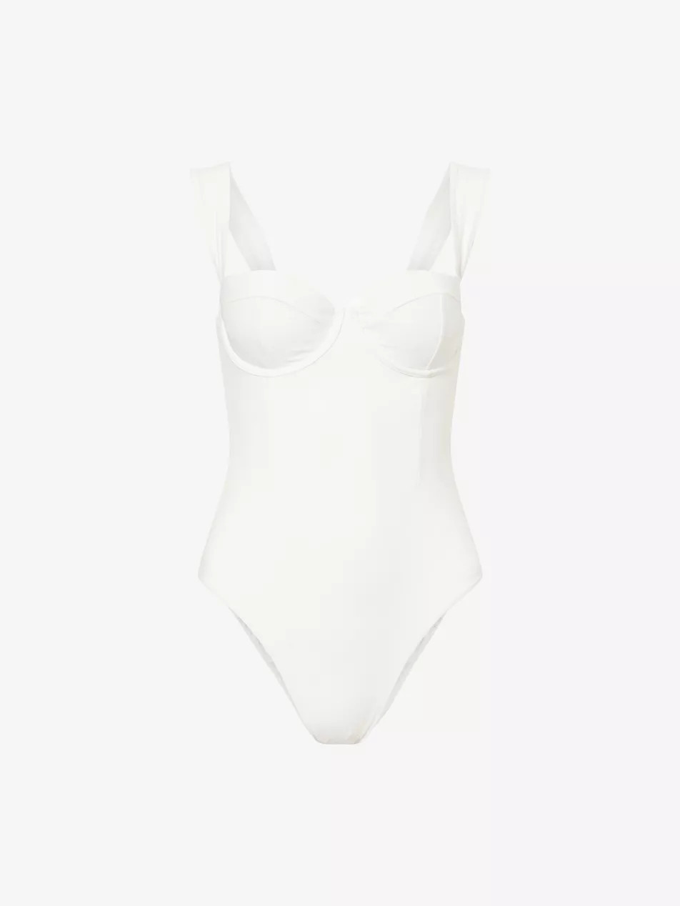 Kyle Bustier One Piece Swimsuit | Selfridges