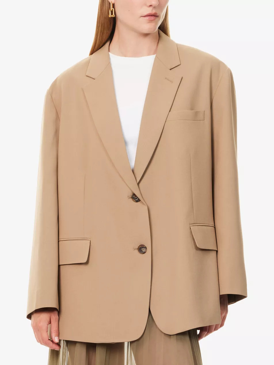 Bea Single-Breasted Stretch-Woven Blazer | Selfridges