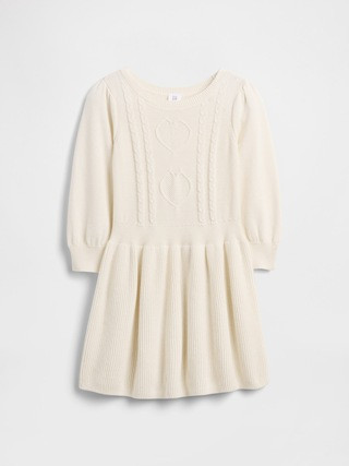 babyGap Cable-Knit Sweater Dress | Gap Factory