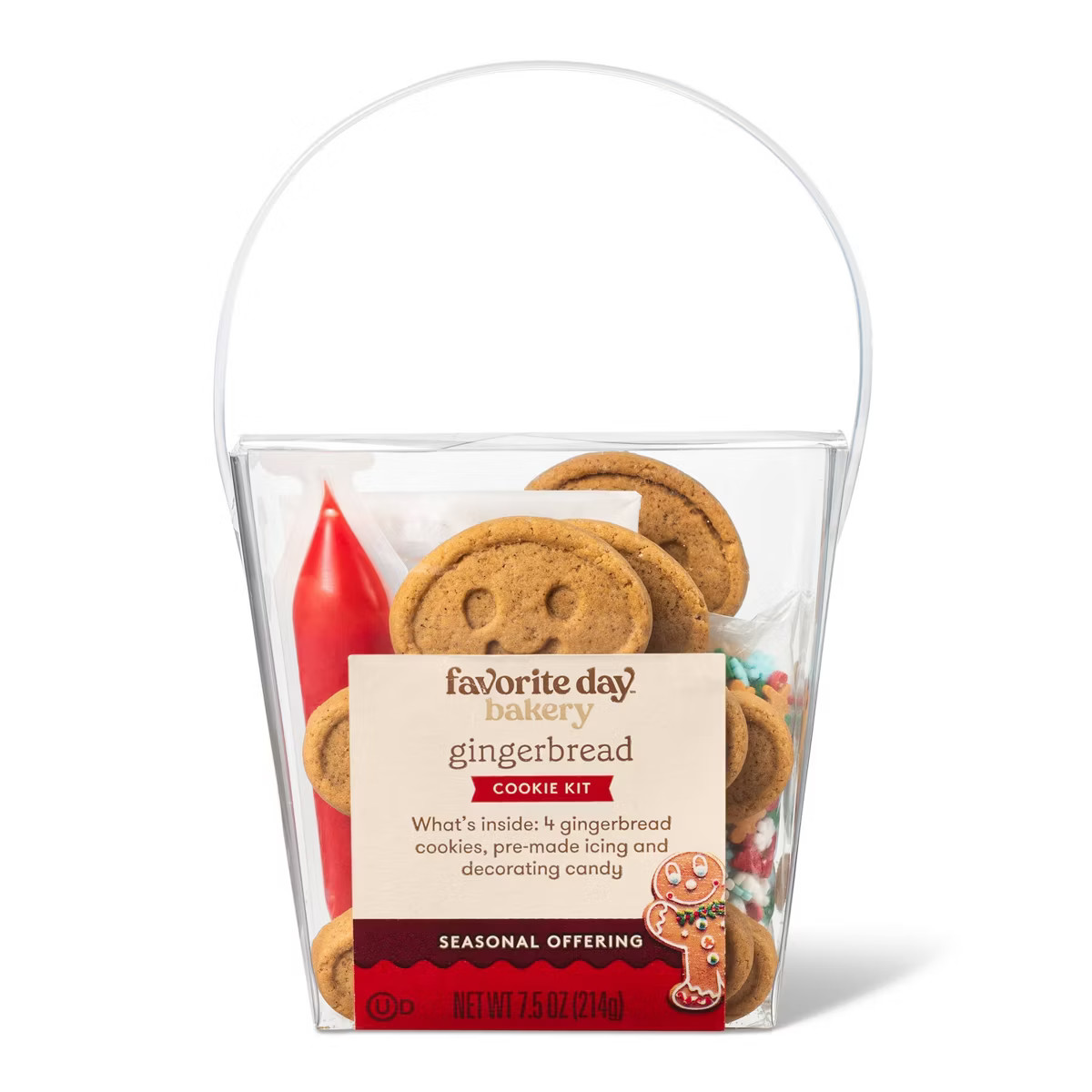 Holiday Gingerbread Cookie Kit - 7.5oz/4ct - Favorite Day™ | Target