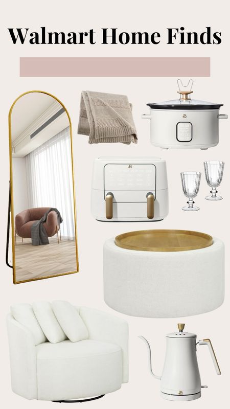 This is the mirror I have, it’s gorgeous and on sale right now! I also love these items from Walmart’s “Beautiful” line! 😍 @walmart #WalmartPartner 

#LTKsalealert #LTKhome #LTKMostLoved