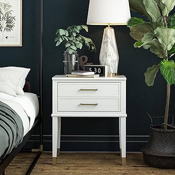 CosmoLiving by Cosmopolitan Westerleigh End Table, White | Amazon (US)