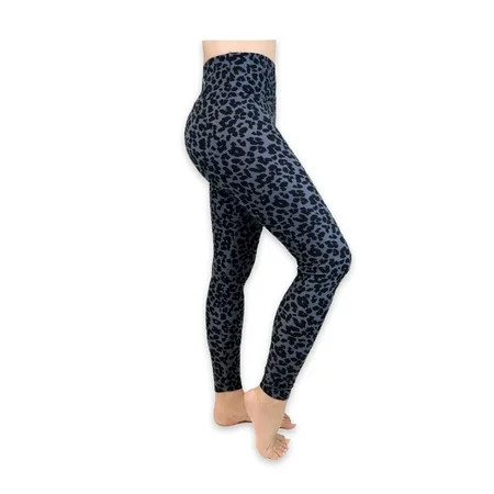 On the Go Women s Cheetah Print Leggings (1 Pair Grey Cheetah Print Size 3X-5X) | Walmart (US)