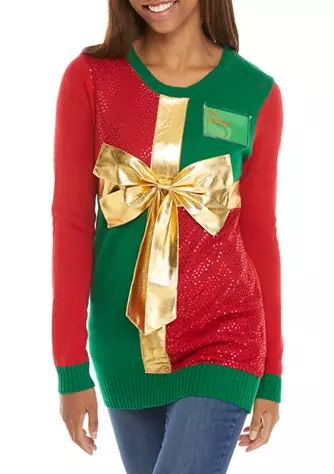 Women's Gift Color Block Sweater | Belk