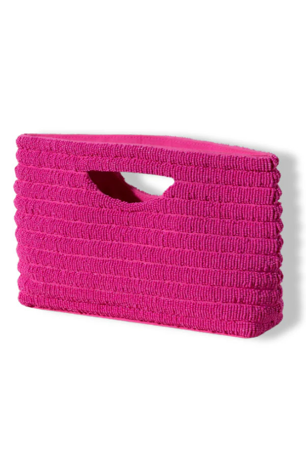 Josie Pink Beaded Clutch - FINAL SALE | The Willow Tree