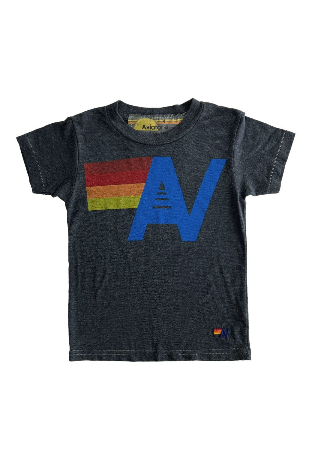 KID'S LOGO TEE - CHARCOAL | Aviator Nation