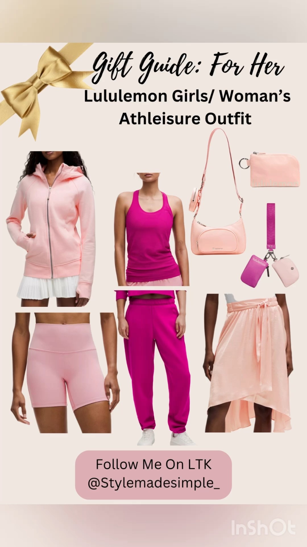 Lululemon gifts for teen girls, teen girls gift guide, gift guide for lululemon lovers , lululemon pink leggings, lululemon pink tank top , lululemon pink sweatpants, lululemon pink biker shorts , pink keychain , pink jacket, lululemon pink skirt, Pilates workout outfit, cycling workout outfit  , women’s CrossFit outfit idea 

#LTKGiftGuide #LTKKids #LTKootd