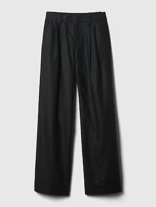 365 High Rise Linen-Cotton Trousers | Gap (US)
