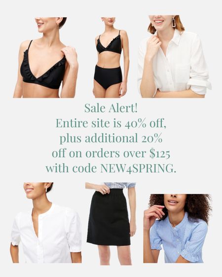 I bought these six pieces, but I’m sharing so many more! Entire sit is 40% off. Get an additional 20% off orders over $125 with NEW4SPRING

#LTKunder100 #LTKsalealert #LTKworkwear