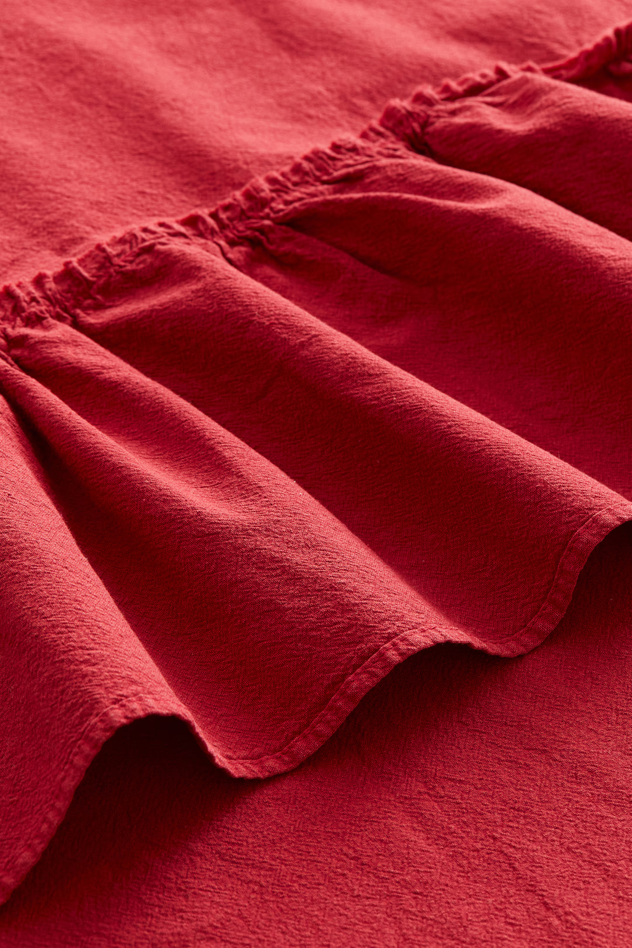 Ruffle-trimmed Table Runner - Red - Home All | H&M US | H&M (US + CA)