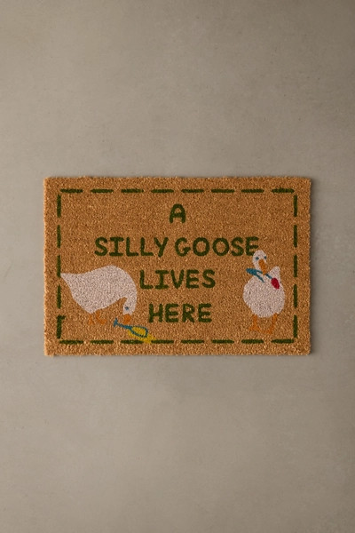 Silly Goose Coir Doormat | Urban Outfitters (US and RoW)