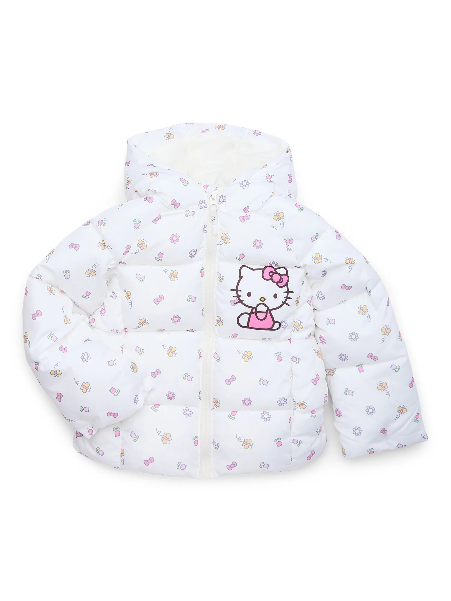 Character Mid- Weight Hooded Puffer Jacket, Sizes 2T-5T | Walmart (US)
