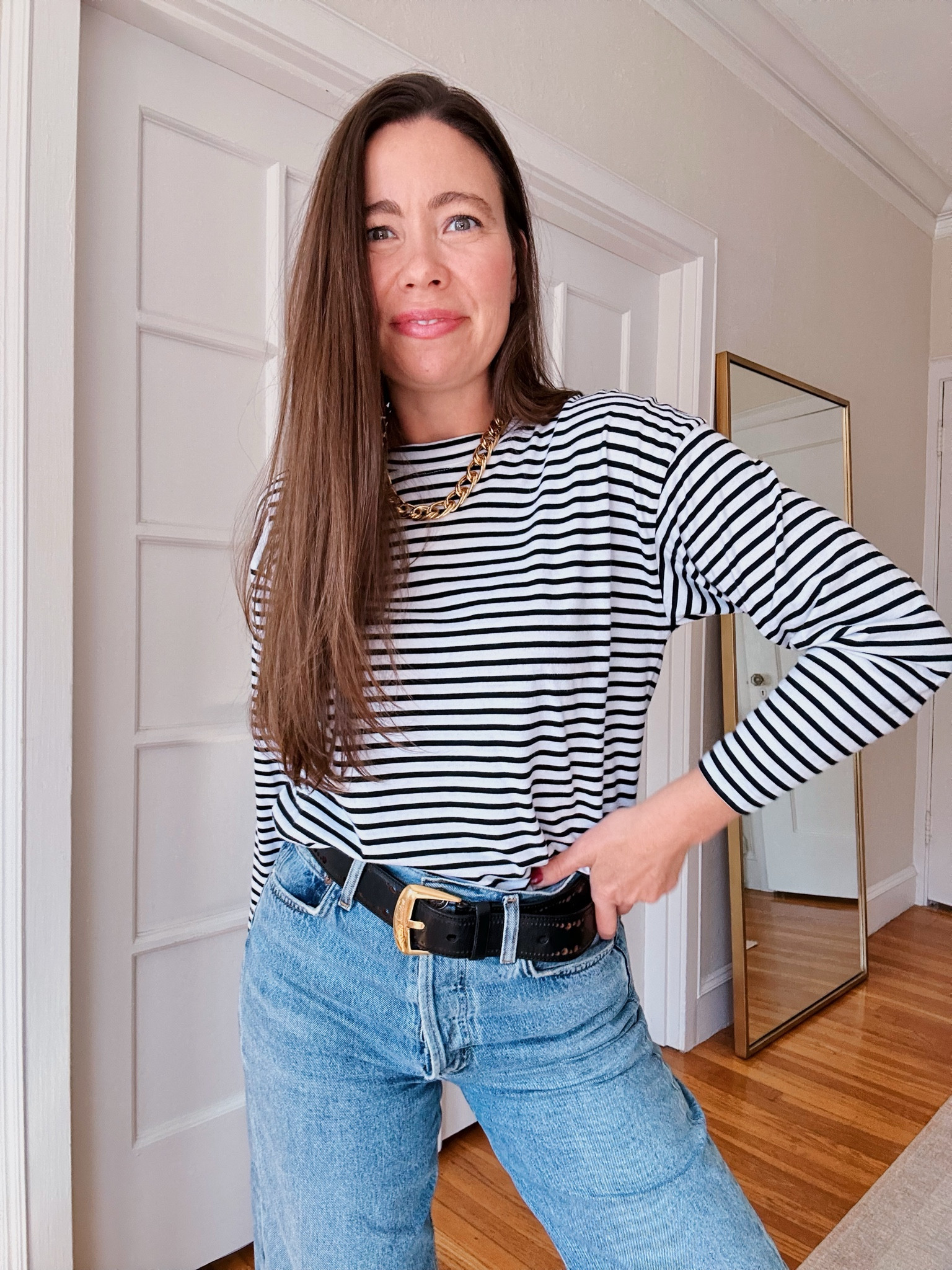 AYR Black and white stripe French fry tee in size XS. 

Stripes, Ayr French Fry Tee, Ayr, Black and whitee

#LTKFindsUnder100 #LTKSeasonal #LTKStyleTip