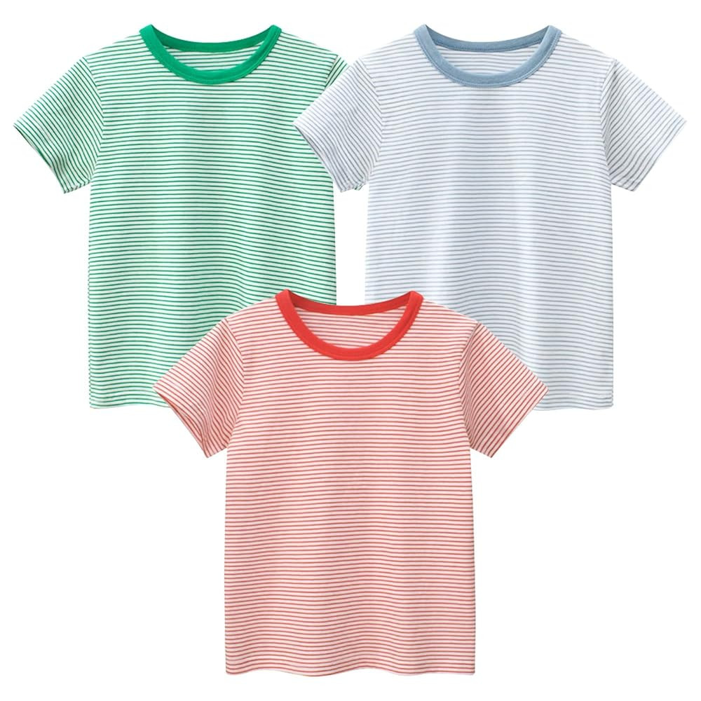 Boys' 4-Pack Excavator Short Sleeve Crewneck T-Shirts Top Tee Size 2-7 Years Toddler Boys' Value ... | Amazon (US)