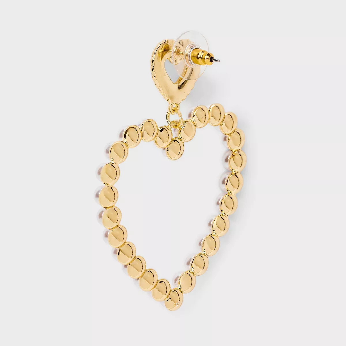 Faux Pearl Heart Drop Earrings - Wild Fable™ Gold/White | Target