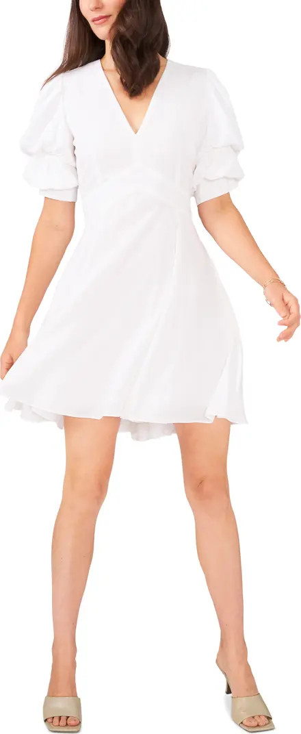 Tiered Bubble Sleeve Dress | Nordstrom