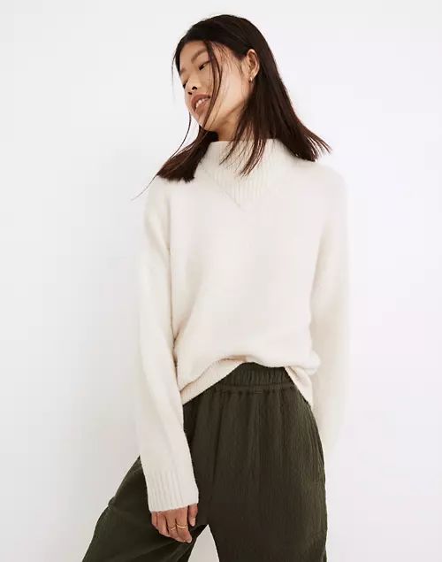 Dillon Mockneck Pullover Sweater | Madewell