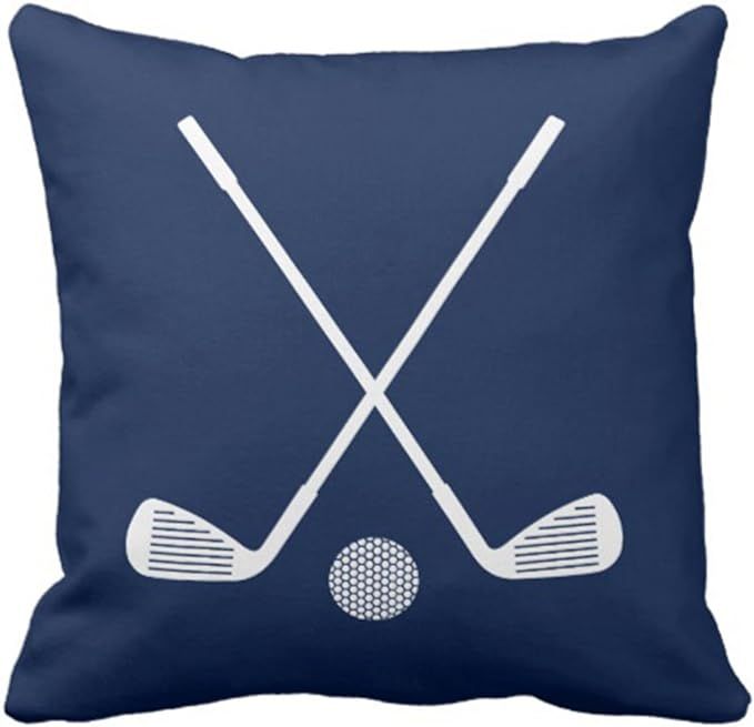 Emvency Throw Pillow Cover Boys Golf Sports in Navy Blue and Room Decorative Pillow Case Home Dec... | Amazon (US)