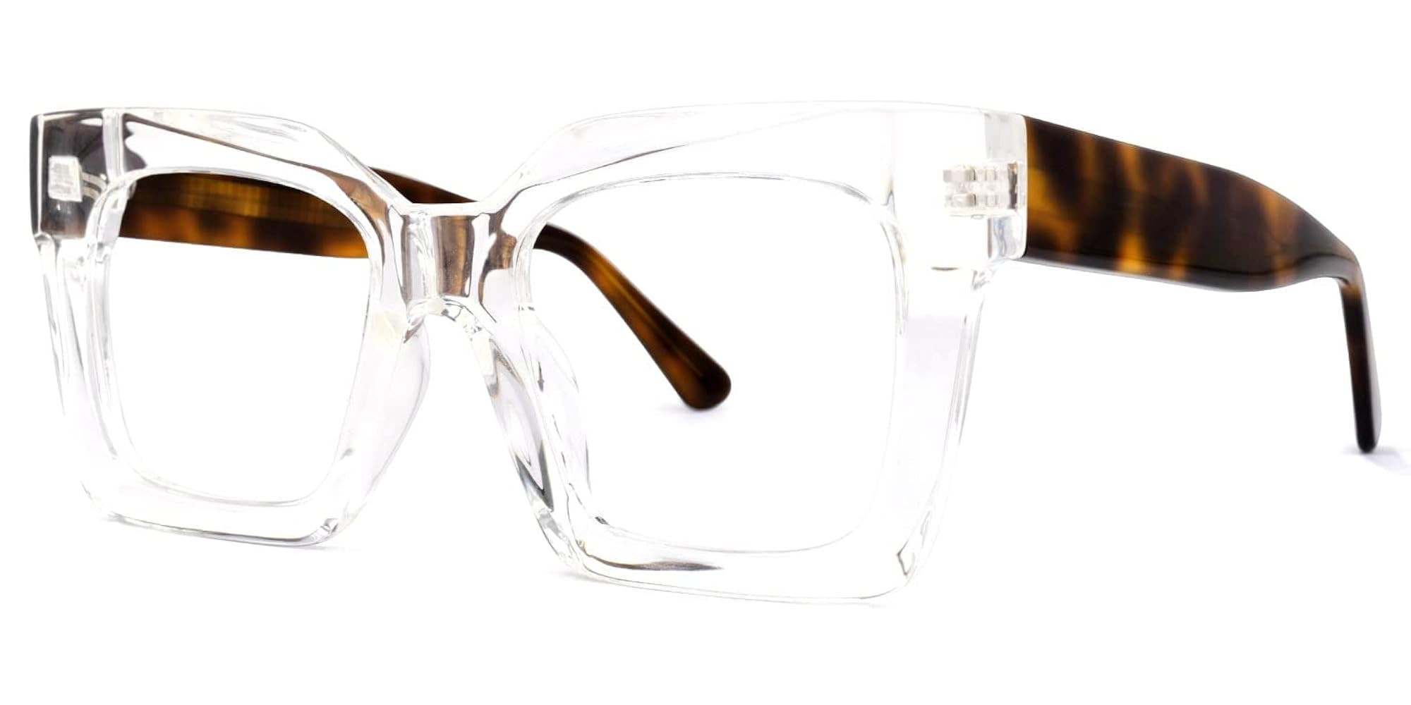 VOOGLAM Blue Light Blocking Glasses for Women Men Anti Eyestrain Dry Eyes Oversize Rectangle Eyeg... | Amazon (US)