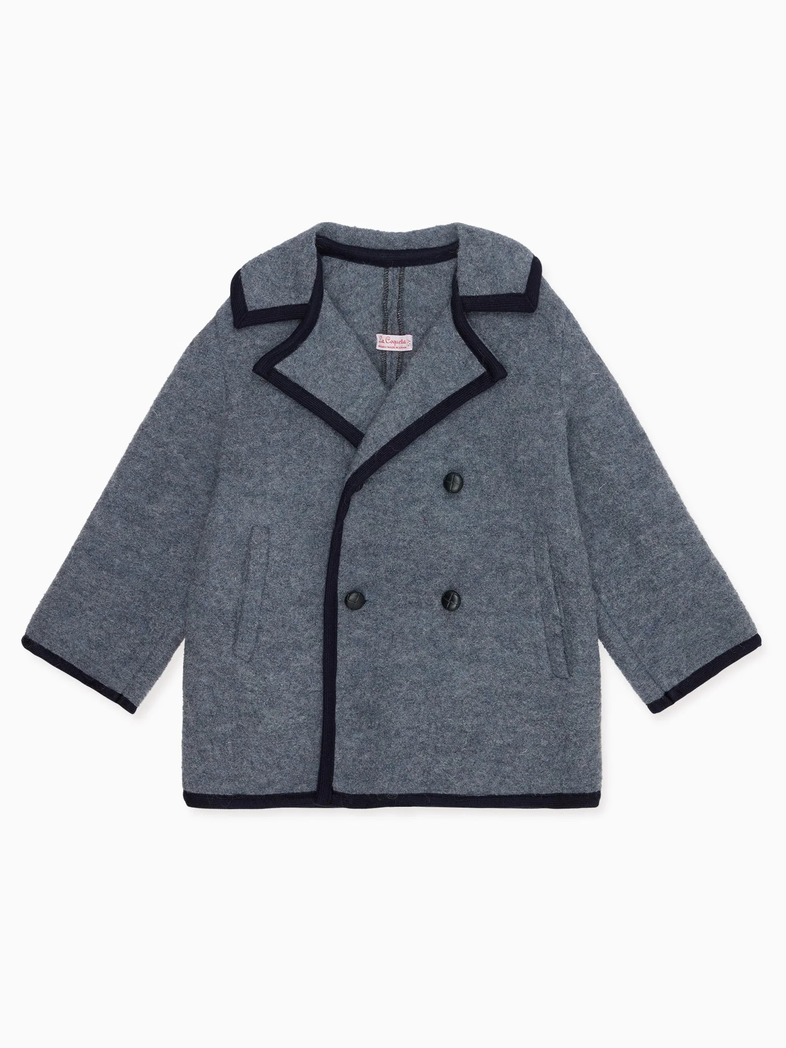 Blue Austria Boy Wool Jacket | La Coqueta (US)