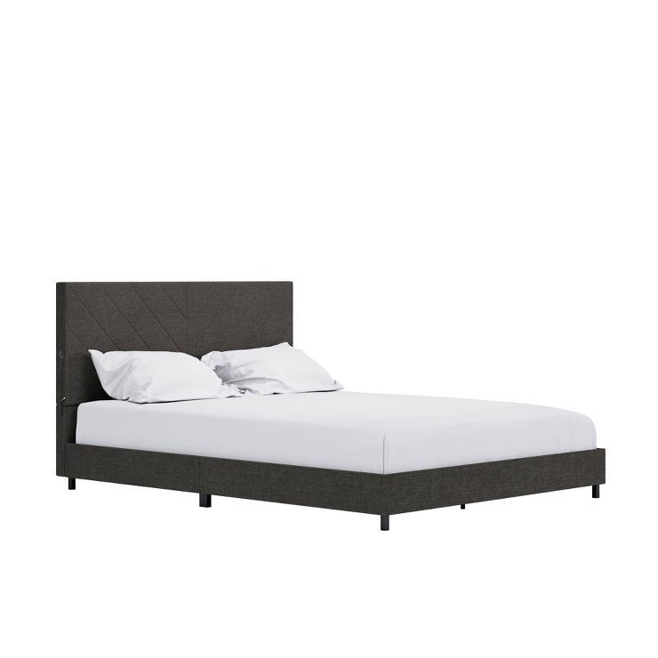 Yanis Upholstered Bed with USB - Room & Joy | Target
