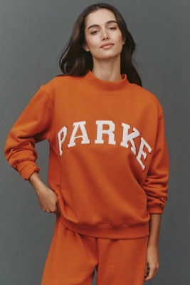 PARKE Varsity Mock-Neck Sweatshirt | Anthropologie (US)