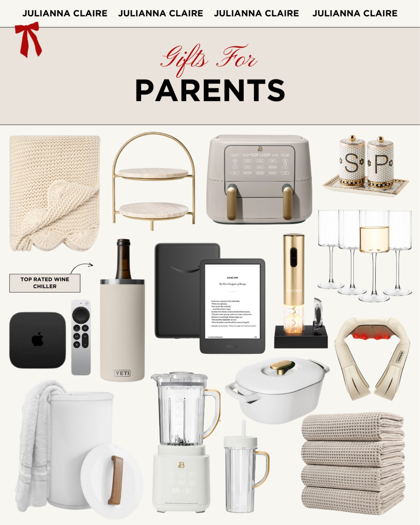 Gift guide for parents 🎄✨

Holiday gift ideas for parents // What to get parents for the holidays // Christmas gift guide for parents 

#LTKHoliday #LTKHome #LTKGiftGuide