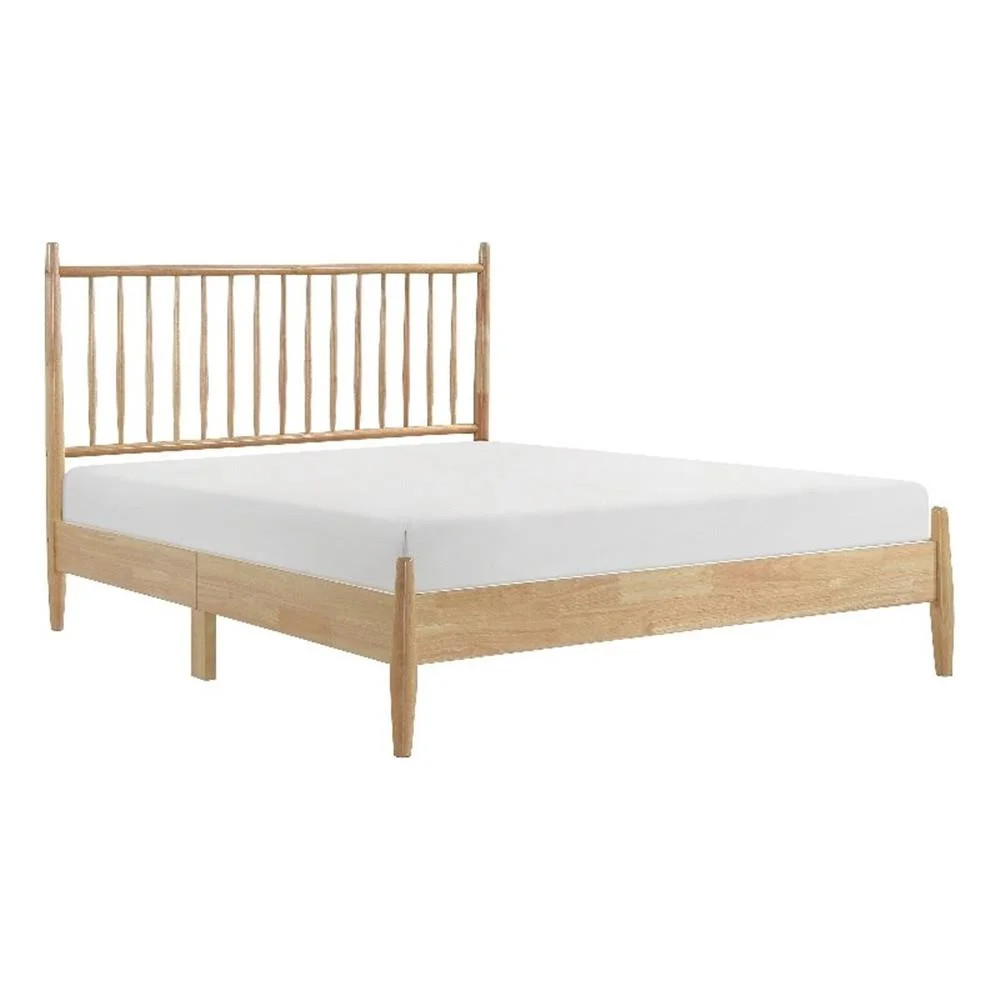 Lexicon Brickell Contemporary Wood Full Platform Bed in Natural | Walmart (US)