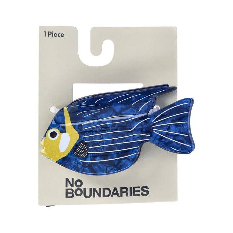 No Boundaries Fish Hair Claw Clip, Women's | Walmart (US)