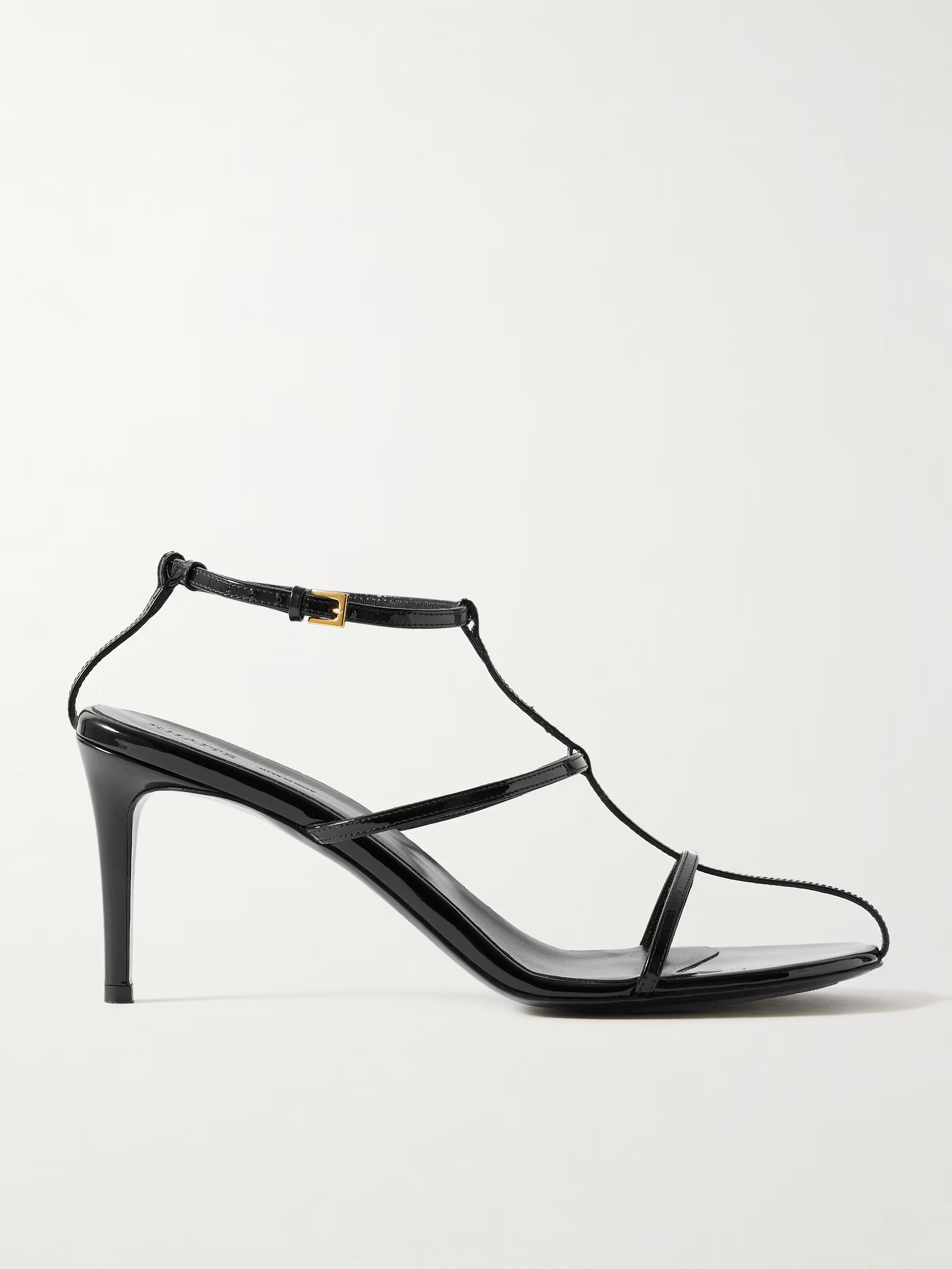 Cage patent-leather sandals | NET-A-PORTER (UK & EU)