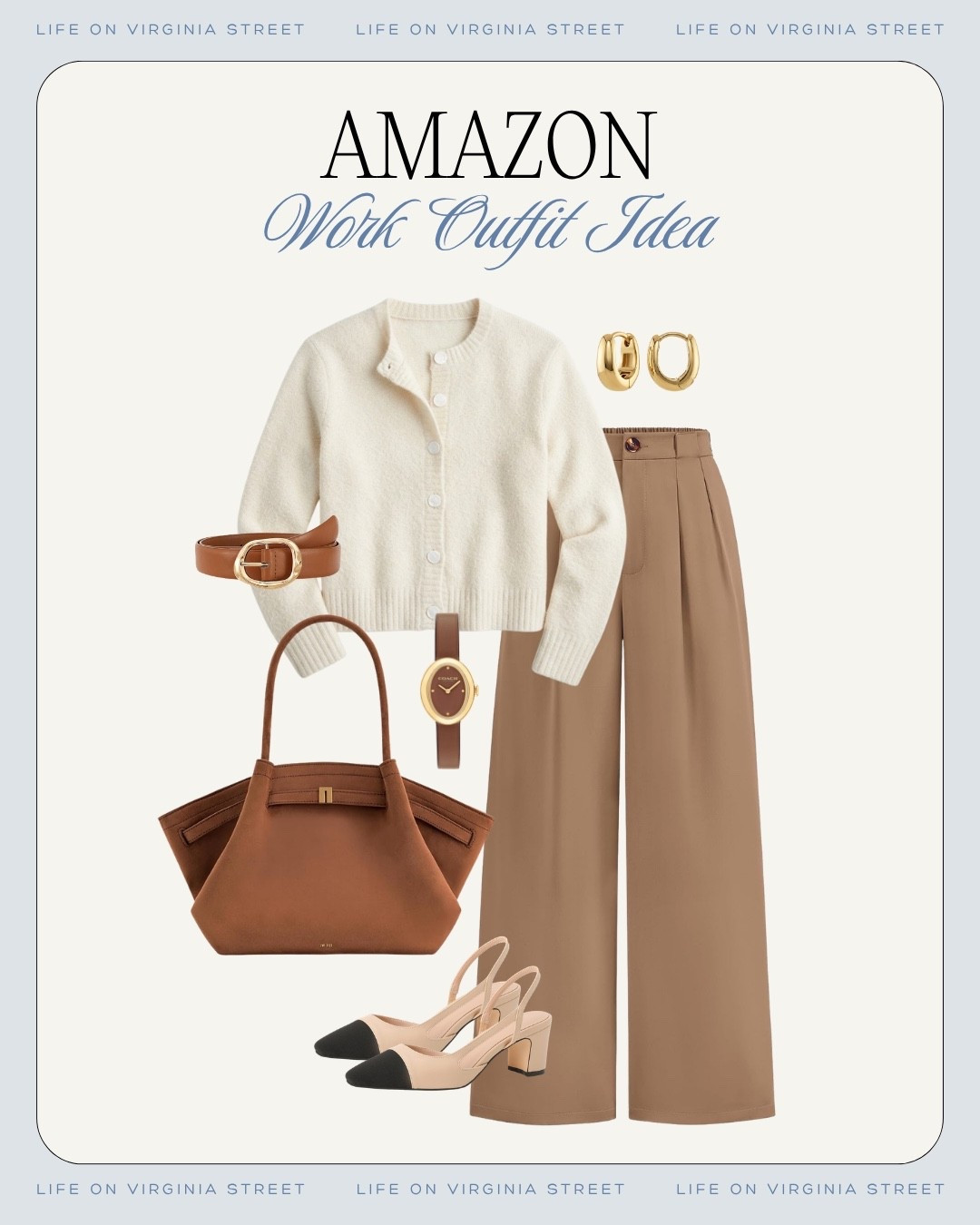 Amazon work outfit idea! 😍

Amazon work outfit ideas, Amazon work outfits, Amazon workwear, Amazon work clothes for women, Amazon office outfits, Amazon business casual, Amazon business casual outfits, Amazon fashion finds, work outfits for women, work outfit ideas, office outfits for women, office outfit ideas, business casual outfits for women, women’s workwear, professional outfits for women, corporate outfits for women, fall work outfits, fall office outfits, fall business casual, work wardrobe essentials, workwear capsule wardrobe, office capsule wardrobe, work pants, tailored trousers, wide leg trousers, work tops, work blouses, button down shirt, work sweaters, blazers for women, blazer outfit, work dresses, midi dress, sweater dress, work flats, loafers, ballet flats, slingback heels, work tote, affordable workwear, affordable office outfits, polished work outfits, classic workwear, modest work outfits

#LTKootd #LTKgrwm